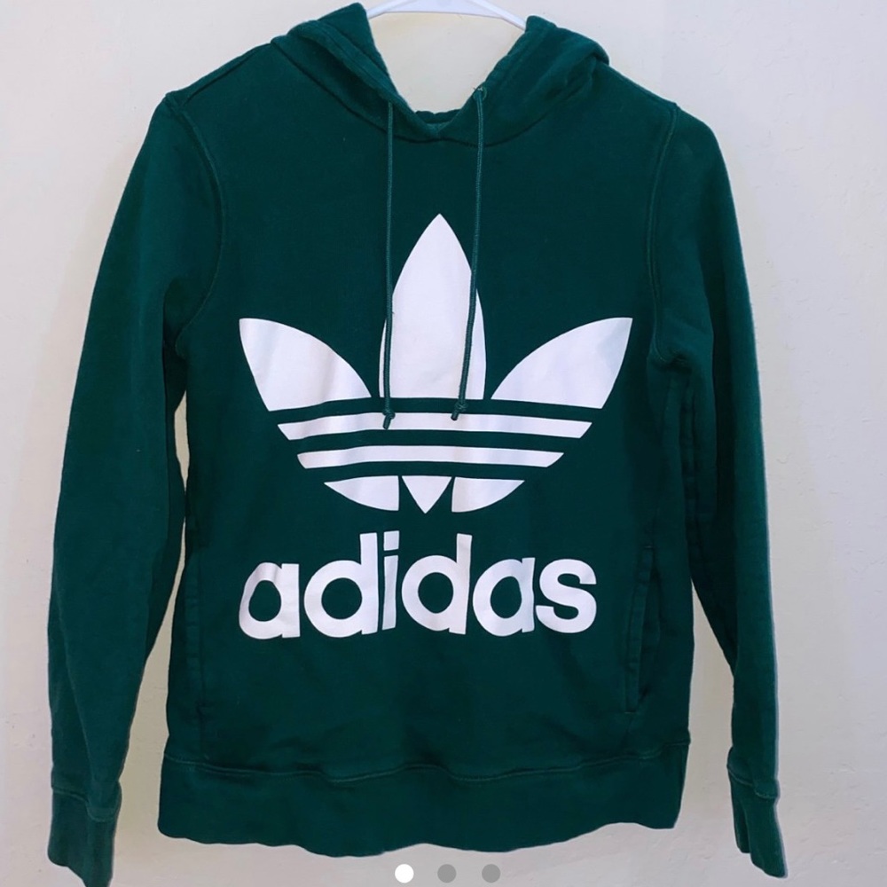 Dark Green Adidas Hoodie